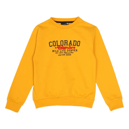 Boys Sweatshrt Colorado Mustard