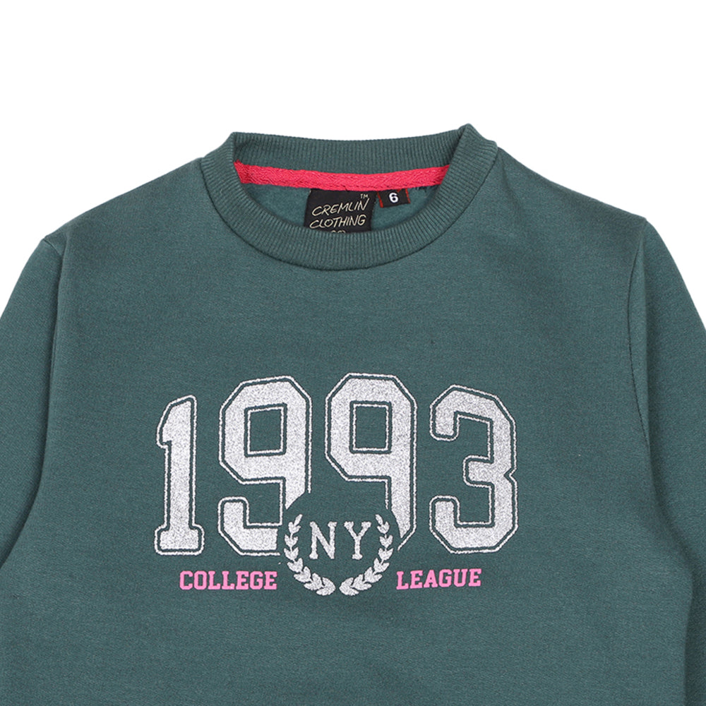 Girls Sweatshirt 1993 Green