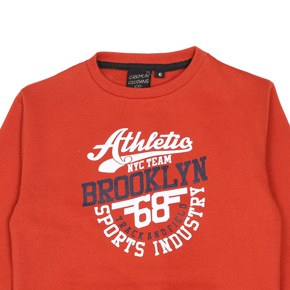 Boys Sweatshirt Brooklyn Orange