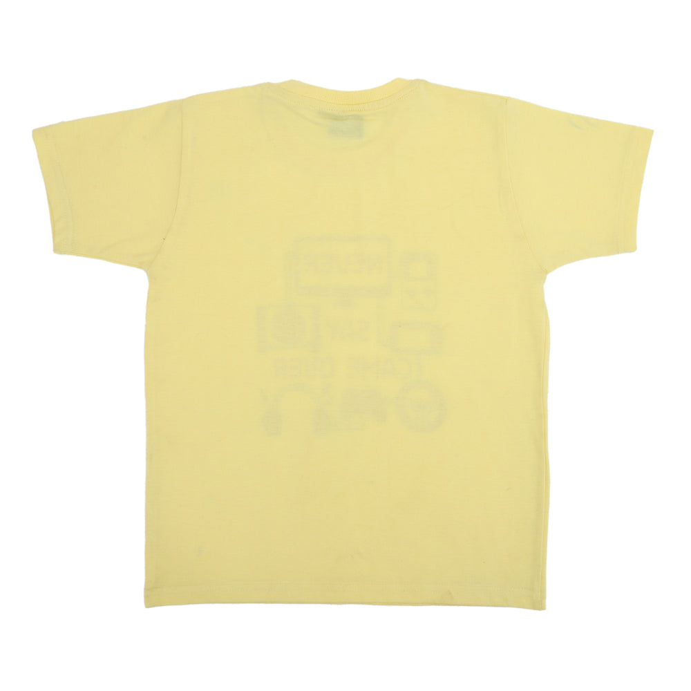 Boys T-shirt Yellow Green (Pack of 2)
